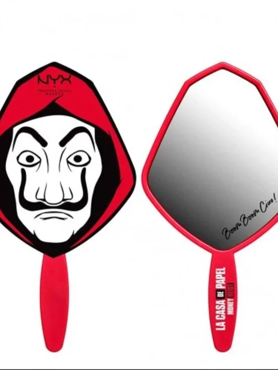 NYX Professional Makeup Limited Edition Money Heist Dali Mask Mirror - Picture 1 of 3